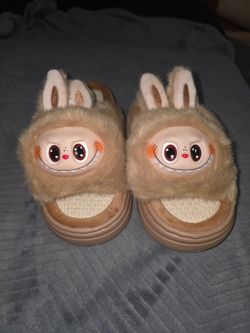 Labubu slides open toe brand new size 2/3 youth