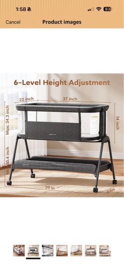 Anglebliss baby bassinet