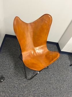 Leather Butterfly Chair