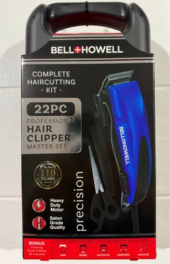 NEW Bell + Howell 22-Piece Professional Hair Clipper Master Set  - $20