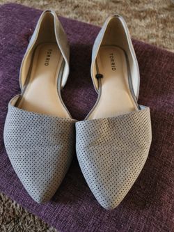 Torrid Pewter Grey Kitten Flats