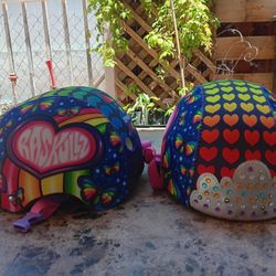 helmet for girls with led lights