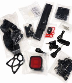 GoPro Accessories Bundle Mounts Straps Suction Cup + Extras