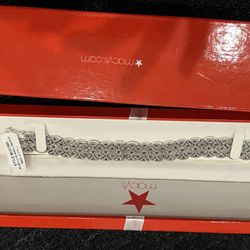 Silver Plated Bracelet From Macys With Box 