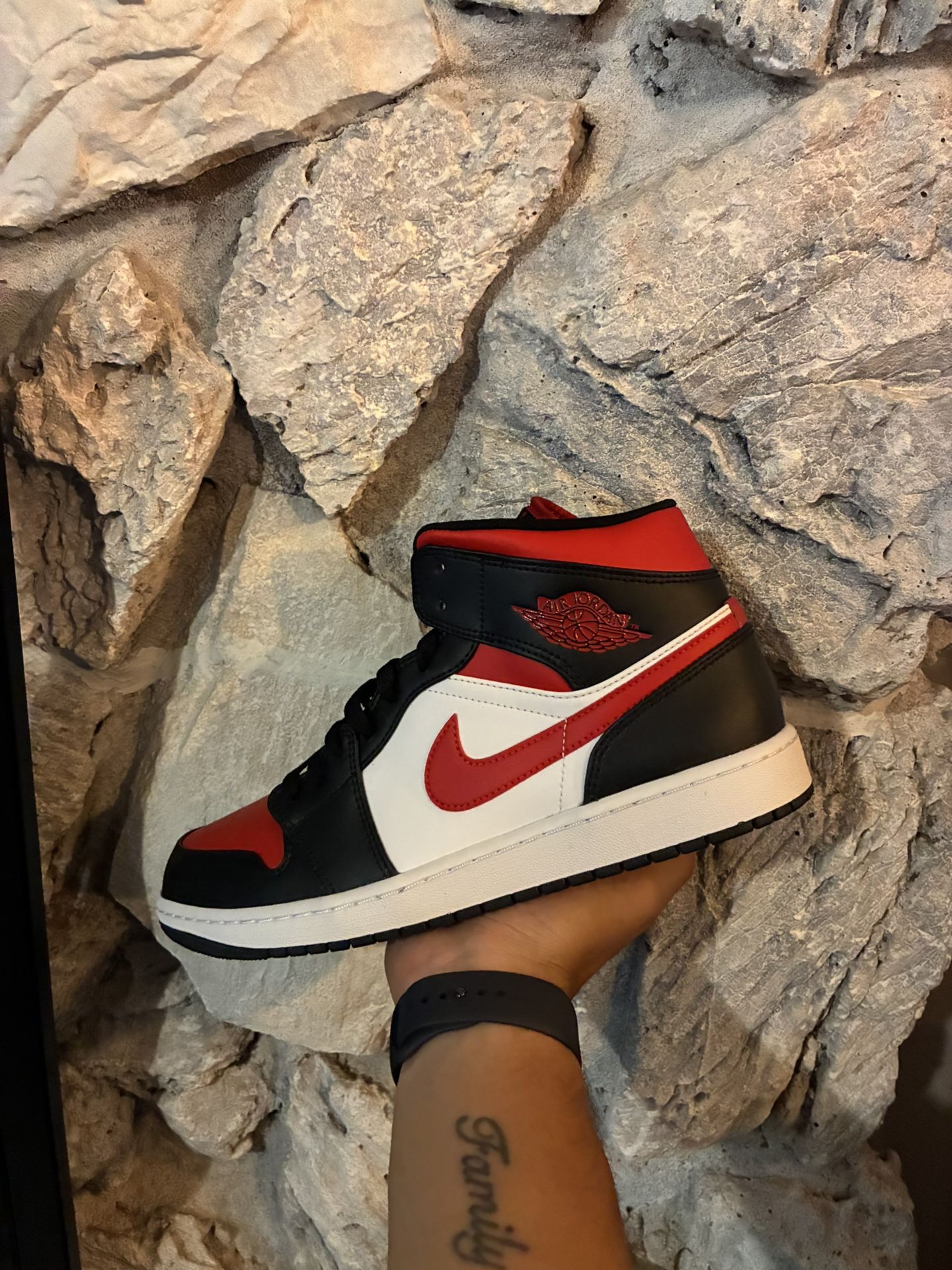 Jordan 1 Mid Gym Red Sz 11.5