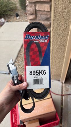 Duralast multi-v belt 895K6