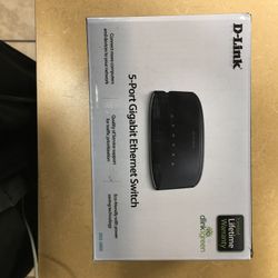 D-link 5 Port Gigabit Ethernet Switch