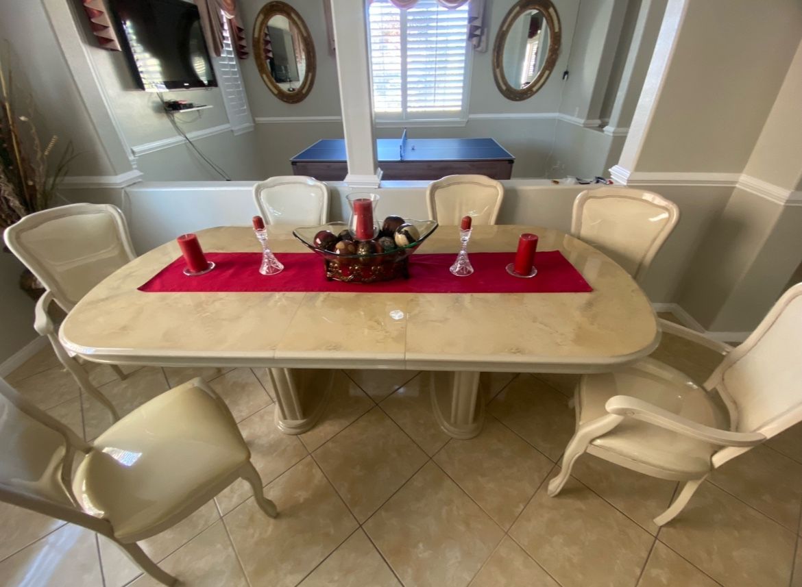 Table And Cabinet Set