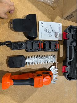 🔥 NEW Cordless Hedge Trimmer & Grass Shear Kit – 2 Batteries
