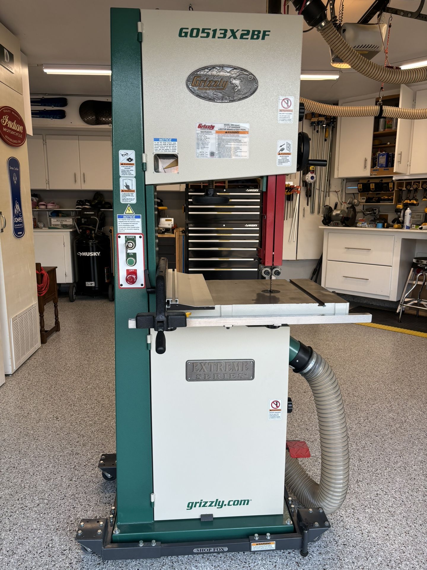 New Grizzly Bandsaw G0513X2BF -17” Extreme Series - (Save 50%)