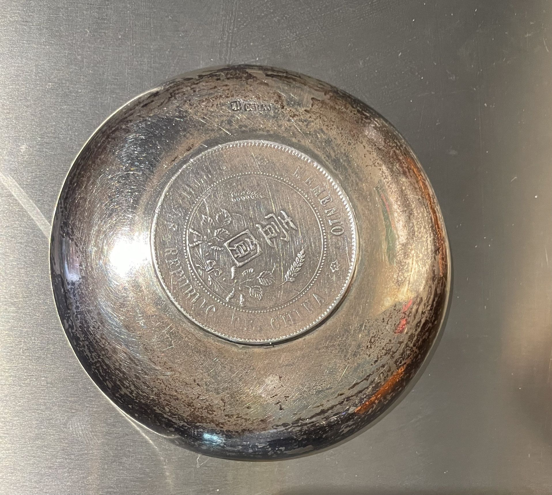 Birth Of Republic Of China Silver Dish