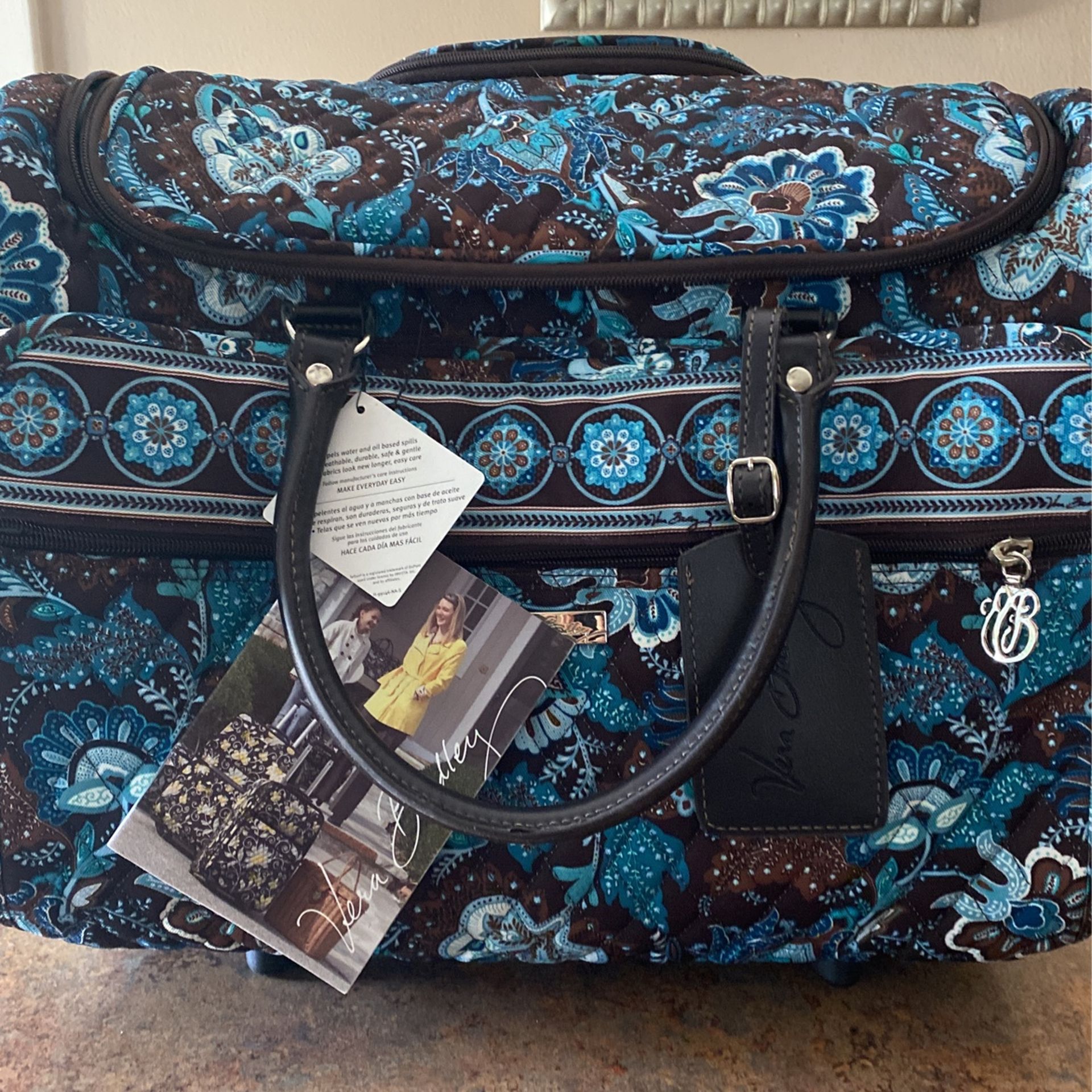 Vera Bradley Rolling Travel Tote,New Products : American Fashion Style Bags On Sale