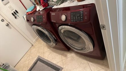 Samsung washer and dryer very clean