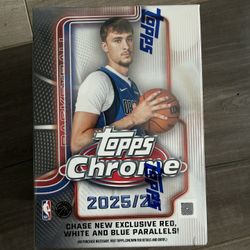 2025-26 Basketball Topps Chrome blaster Box