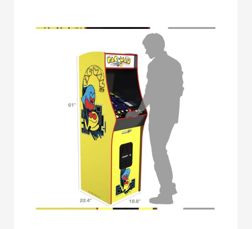 Arcade1Up PAC-Man Deluxe Arcade Machine!