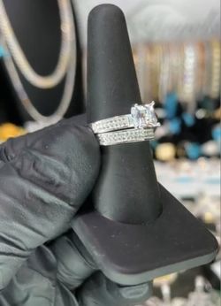 Sterling silver 925 moissanite