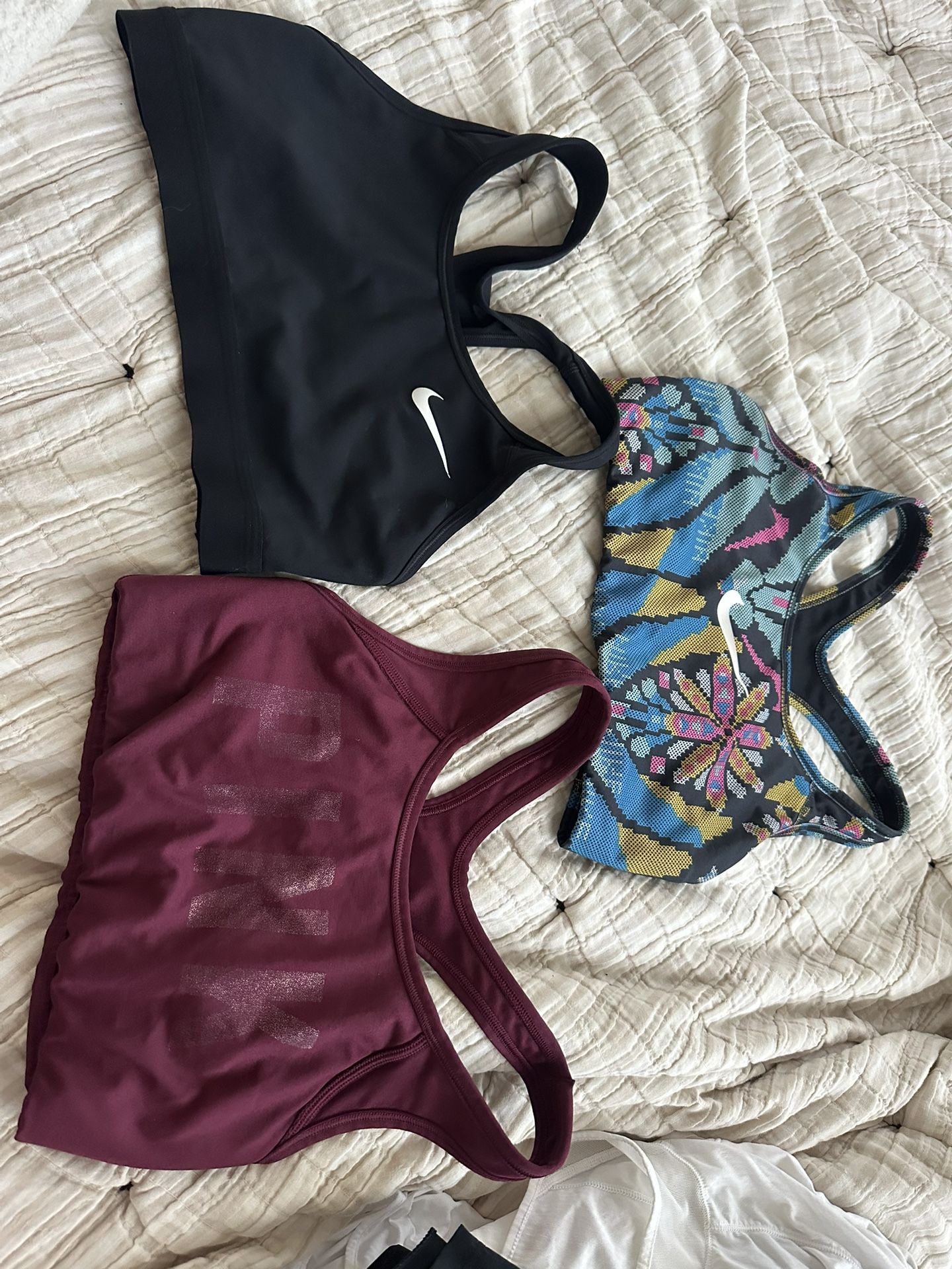 Nike Sports Bra And Pink Sports Bra