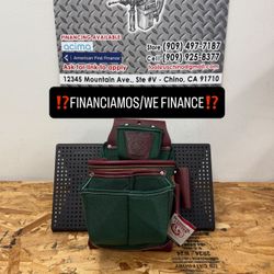8583 OCCIDENTAL LEATHER Heritage FatLip Fastener Bag(POUCH SOLO)**(FINANCIAMOS/WE FINANCE)**