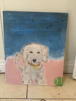 Dog painting
