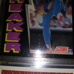 Bo Jackson Card Lot Near Mint 91 score