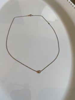 Gold Circle Necklace