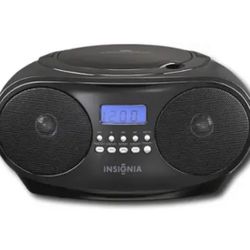 Insignia Black CD Boombox Player