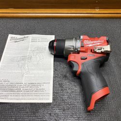 Milwaukee M12 Fuel 1/2” Hammer Drill Tool Brand New 