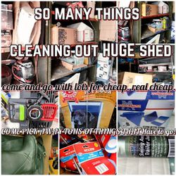 Huge Selection Cheap! Cleaning Out Garage And Shed