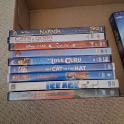 9 Kids DVD Movie's 