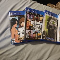 4 Ps4 Games And MK1 on PS5