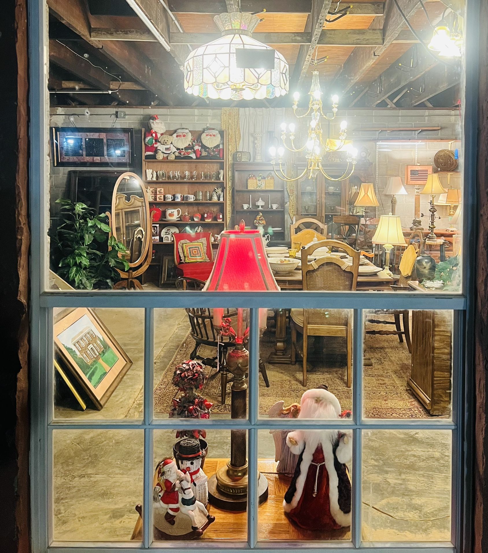 VTG Candelabra Style Ornate 4-Branch Tall Table Lamp