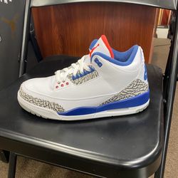 Jordan 3 True Blue 2016 size 9.5