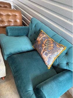 Beautiful Green Loveseat