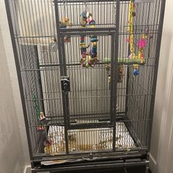 Medium Size Cage For Birds And Parrots