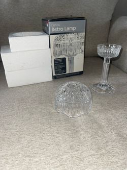 Retro Crystal TeaLight Candle Lamp