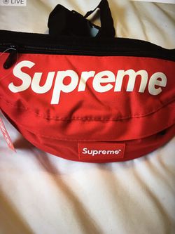 Red supreme Crossbody bag