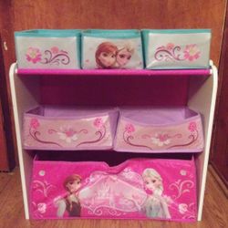 Disney Elsa & Anna Toy Storage $5