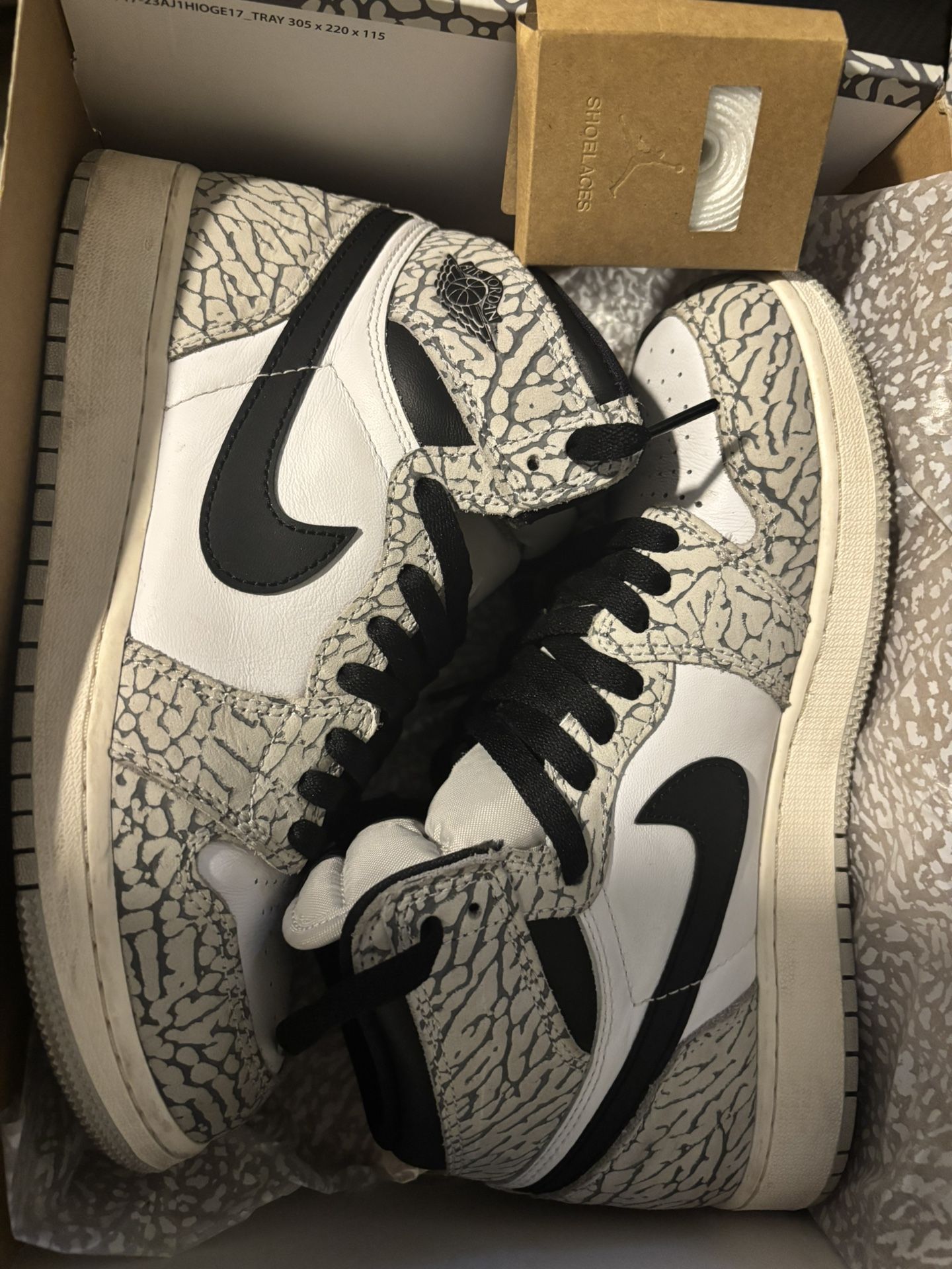 Jordan 1 Elephant Print Size 7 