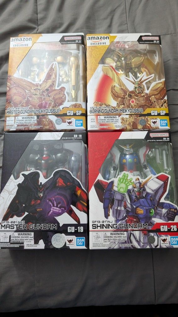 Gundam Universe G Gundam Figure LOT. 4 FIGURES