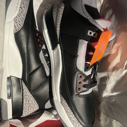 Jordan 3 Black Cement Size 13