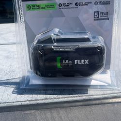Flex Batery 8.0.  New.   120