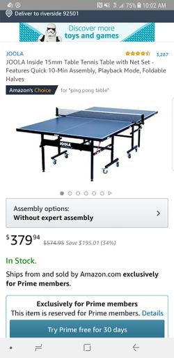 Ping pong table