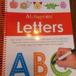 Dry Erase Letter Practice Book 