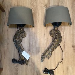 Italian Wood Carved Sconses