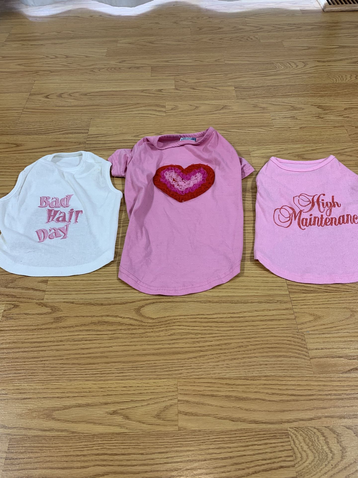 3 Medium Dog T-shirts