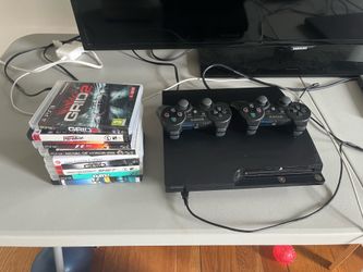 Play Station 3 with games