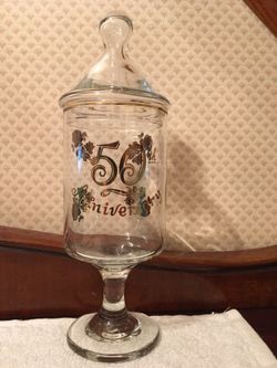 50th Anniversary candy dish