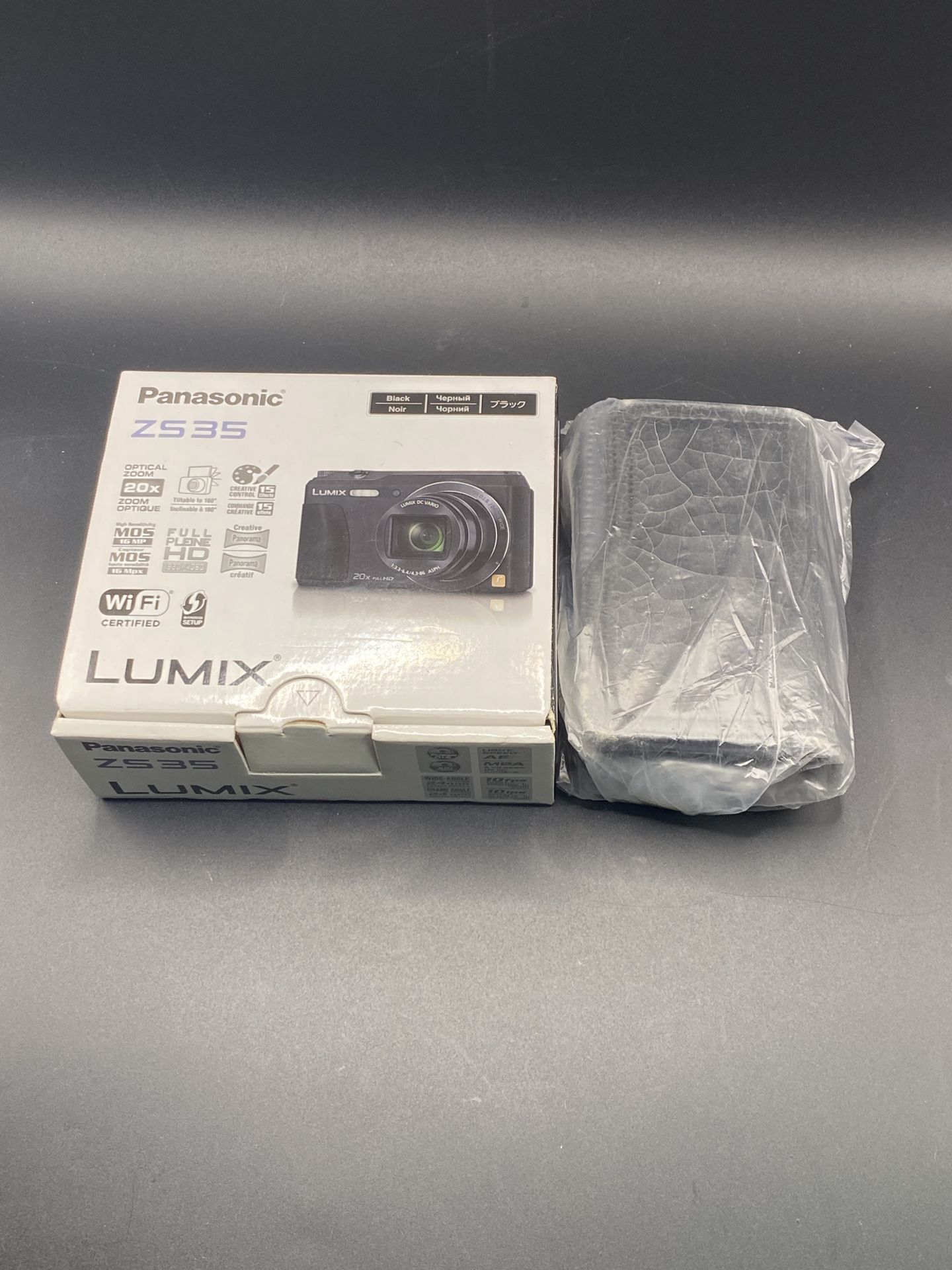 Panasonic LUMIX DMC-ZS35 16.0MP 20x Digital Camera W/ Case