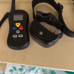 Dog training collar