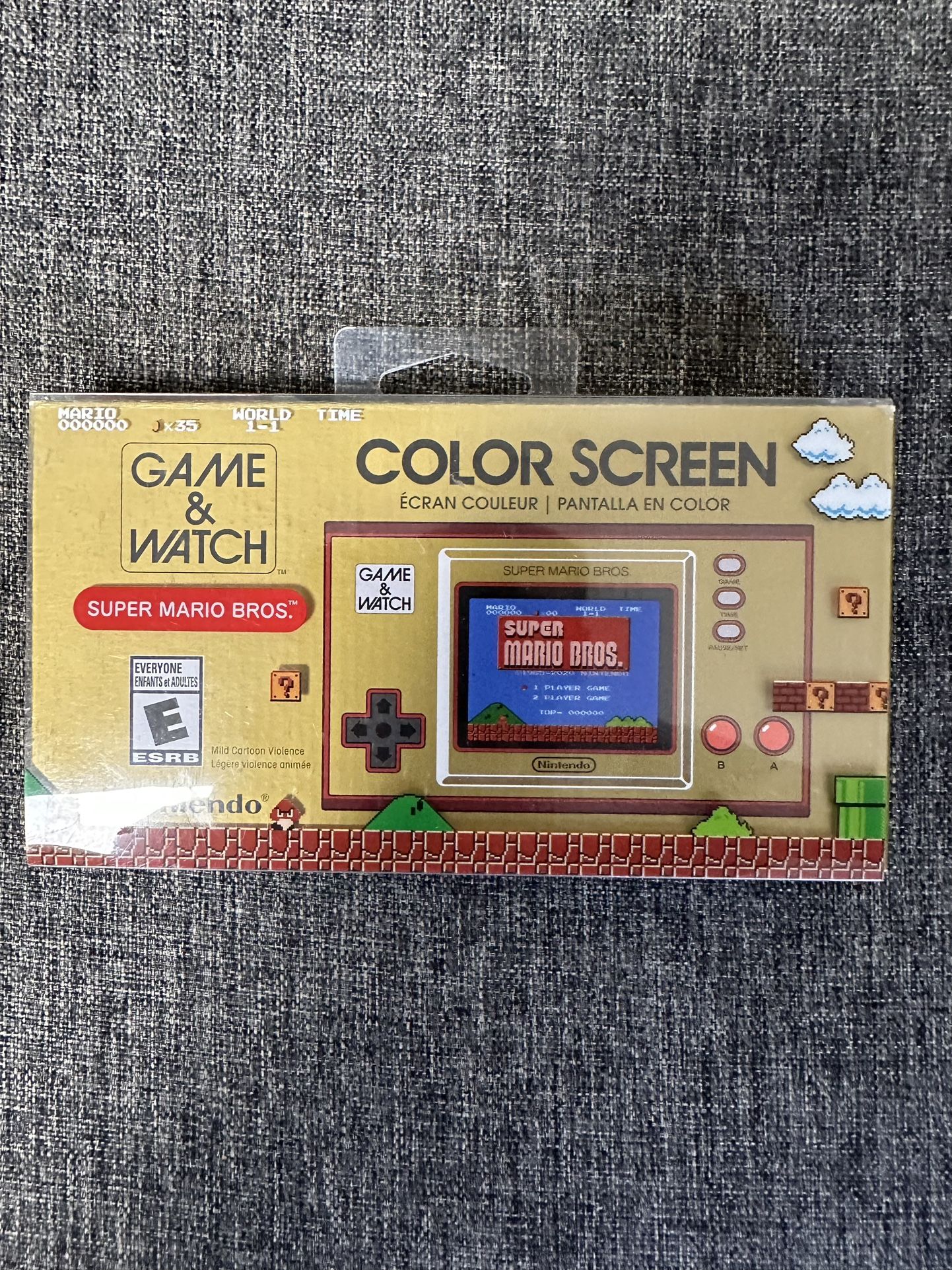 Nintendo Game & Watch Super Mario Bros Color Screen NEW IN BOX- Sealed Retro Game 35th Anniversary